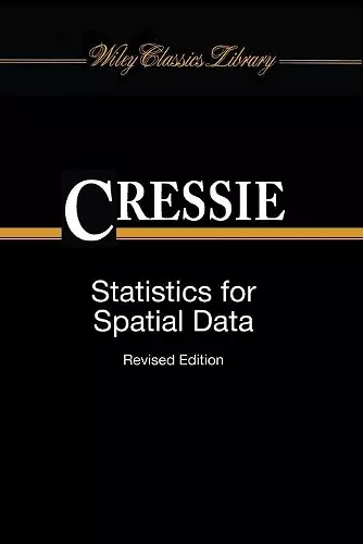 Statistics for Spatial Data cover