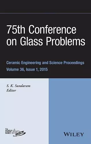 75th Conference on Glass Problems cover