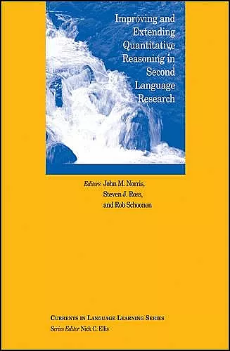 Improving and extending quantitative reasoning in second language research cover