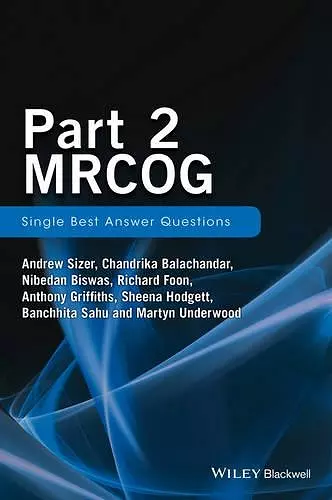 Part 2 MRCOG: Single Best Answer Questions cover