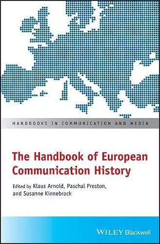 The Handbook of European Communication History cover