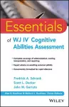 Essentials of WJ IV Cognitive Abilities Assessment cover