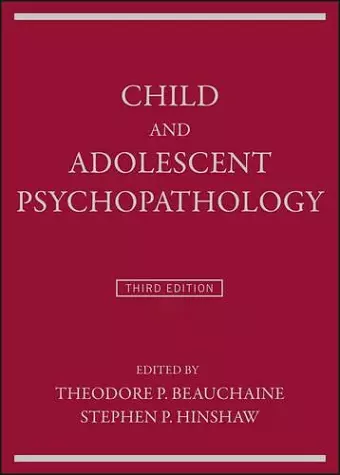 Child and Adolescent Psychopathology cover