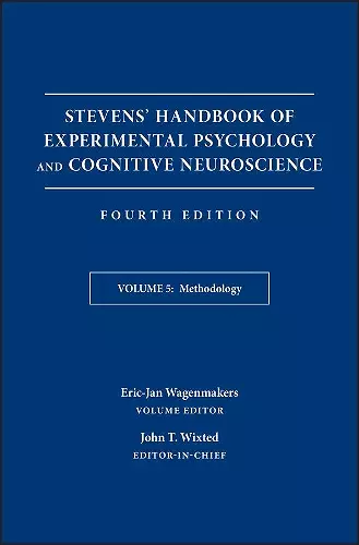 Stevens' Handbook of Experimental Psychology and Cognitive Neuroscience, Methodology cover