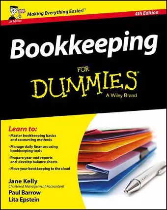 Bookkeeping For Dummies cover