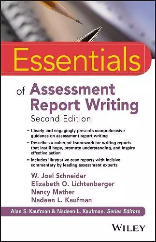 Essentials of Assessment Report Writing cover