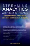 Streaming Analytics with IBM Streams cover