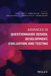 Advances in Questionnaire Design, Development, Evaluation and Testing cover