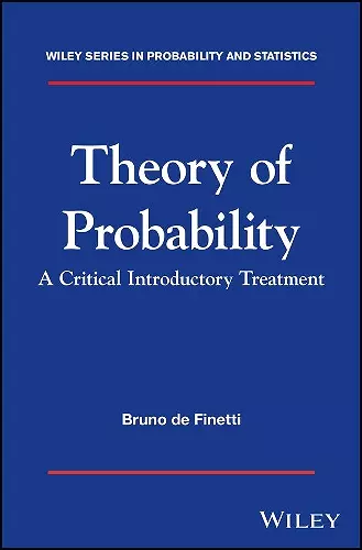 Theory of Probability cover