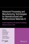 Advanced Processing and Manufacturing Technologies for Nanostructured and Multifunctional Materials III, Volume 37, Issue 5 cover