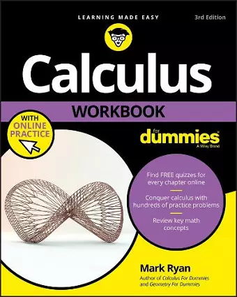 Calculus Workbook For Dummies with Online Practice cover