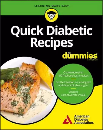 Quick Diabetic Recipes For Dummies cover