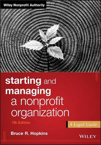 Starting and Managing a Nonprofit Organization cover