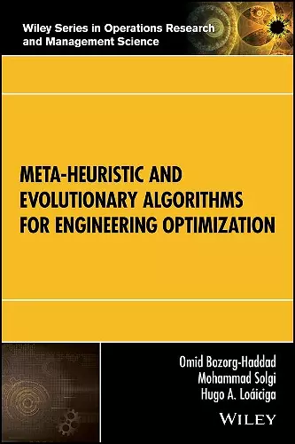 Meta-heuristic and Evolutionary Algorithms for Engineering Optimization cover