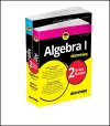 Algebra I For Dummies Book + Workbook Bundle cover