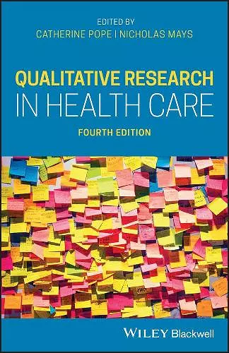 Qualitative Research in Health Care cover