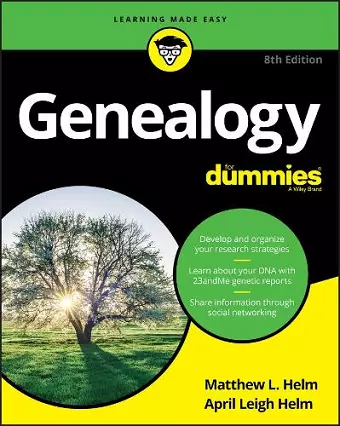 Genealogy For Dummies cover