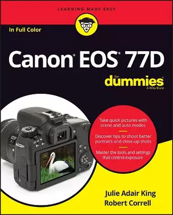 Canon EOS 77D For Dummies cover