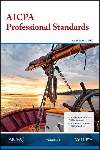 AICPA Professional Standards, 2017, Volume 1 cover