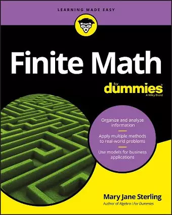 Finite Math For Dummies cover