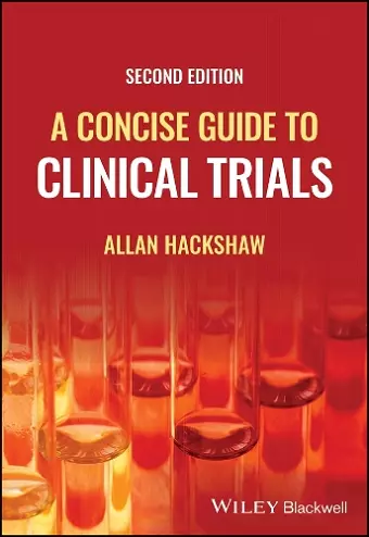 A Concise Guide to Clinical Trials cover