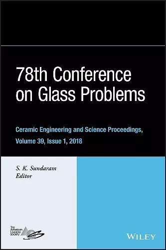 78th Conference on Glass Problems cover