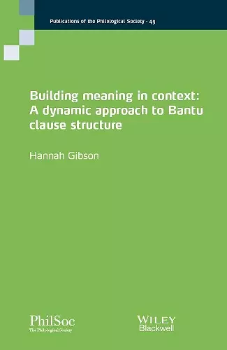 Building Meaning in Context cover