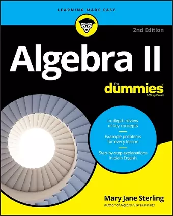 Algebra II For Dummies cover