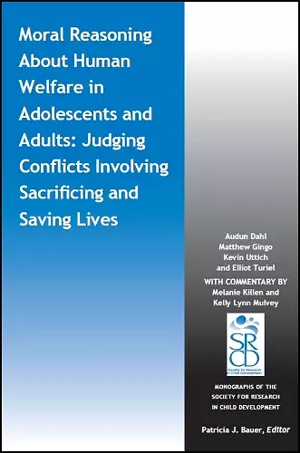 Moral Reasoning About Human Welfare in Adolescents and Adults cover