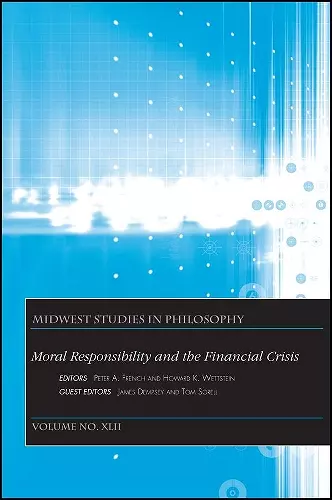 Moral Responsibility and the Financial Crisis cover