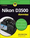 Nikon D3500 For Dummies cover