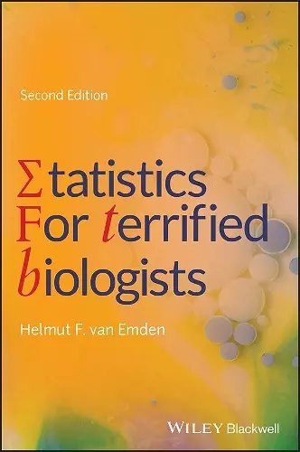 Statistics for Terrified Biologists cover