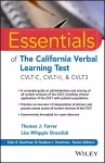 Essentials of the California Verbal Learning Test cover