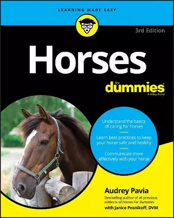 Horses For Dummies cover