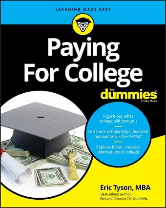 Paying For College For Dummies cover