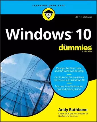 Windows 10 For Dummies cover