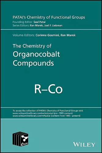 The Chemistry of Organocobalt Compounds cover
