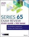 Wiley Series 65 Securities Licensing Exam Review 2020 + Test Bank cover