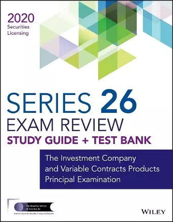 Wiley Series 26 Securities Licensing Exam Review 2020 + Test Bank cover