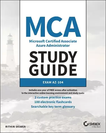 MCA Microsoft Certified Associate Azure Administrator Study Guide cover