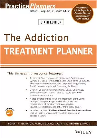 The Addiction Treatment Planner cover