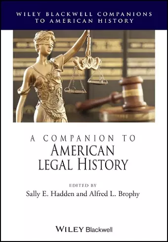 A Companion to American Legal History cover