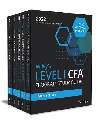 Wiley's Level I CFA Program Study Guide 2022 cover
