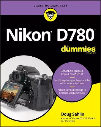 Nikon D780 For Dummies cover