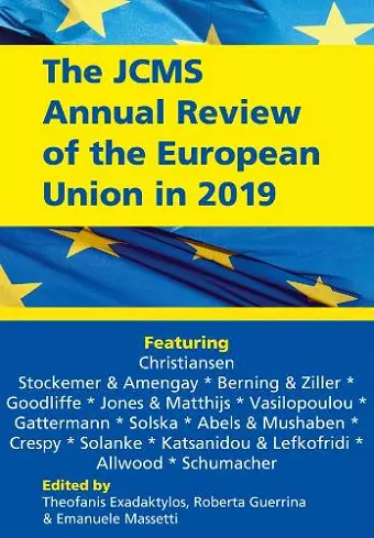 The JCMS Annual Review of the European Union in 2019 cover