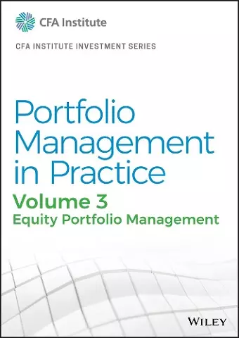 Portfolio Management in Practice, Volume 3 cover