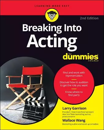 Breaking into Acting For Dummies cover