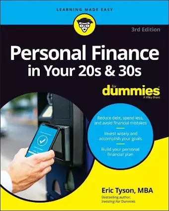 Personal Finance in Your 20s & 30s For Dummies cover