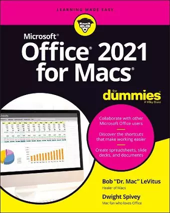 Office 2021 for Macs For Dummies cover