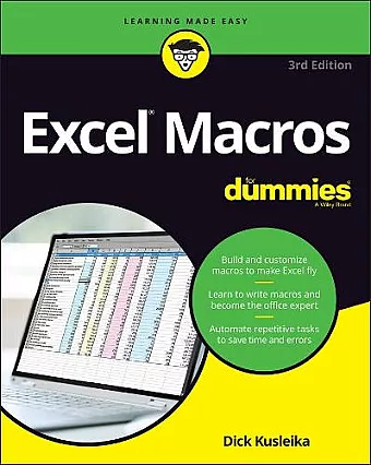 Excel Macros For Dummies cover